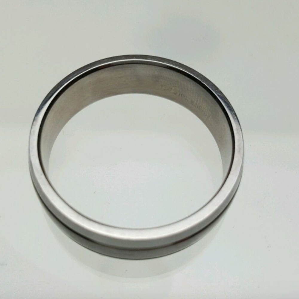 Men's Stainless Steel Band Ring Size  12 - Picture 4 of 7